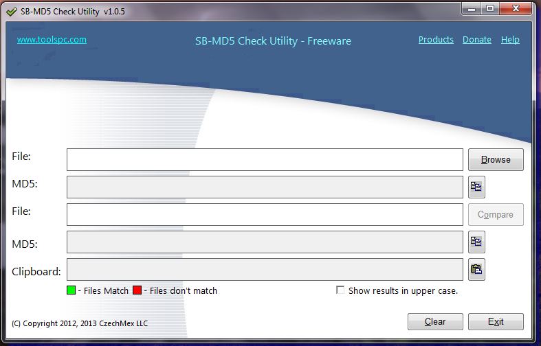 SB-MD5 Calculator screen shot