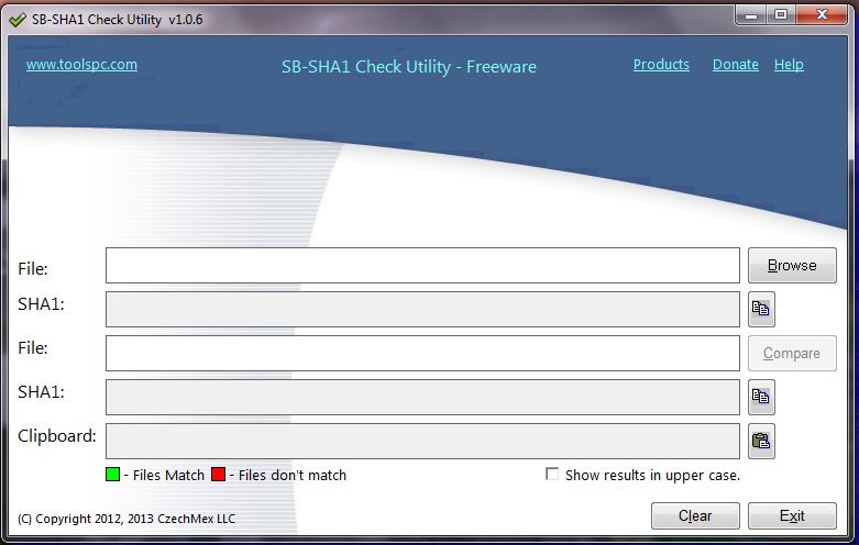 SB-SHA1 Calculator screen shot